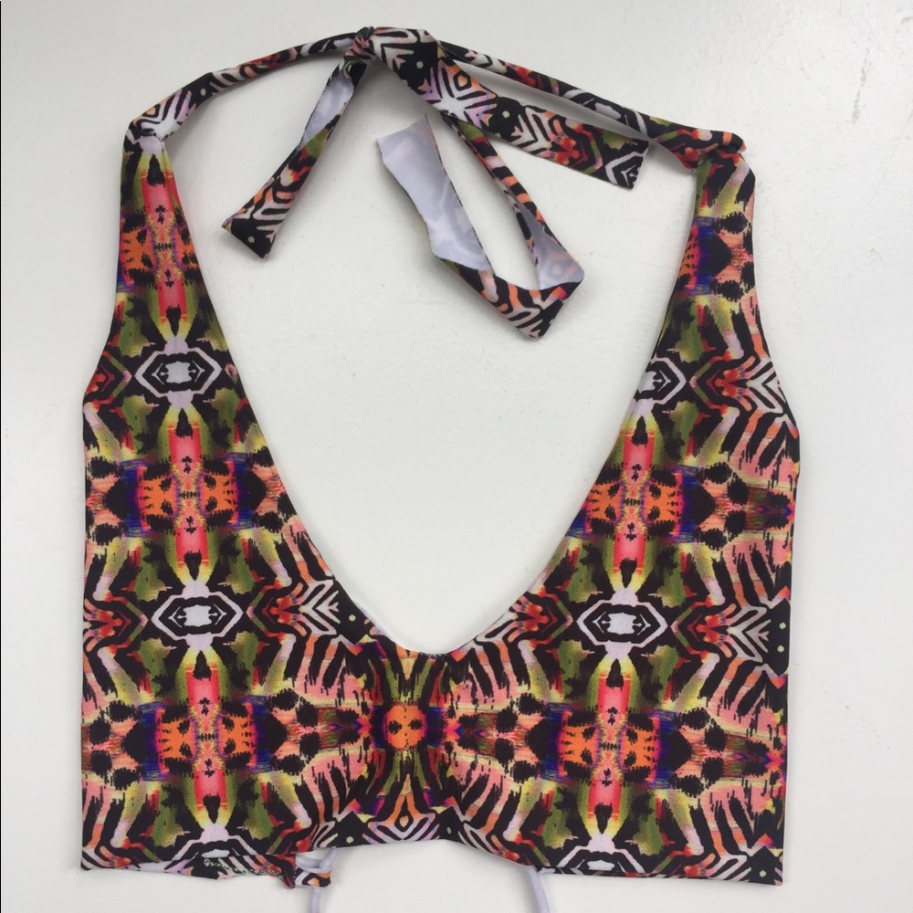 SOLD✅ hello swimsuits scooped neck cross-back top